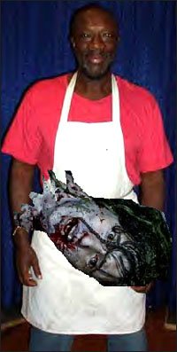 Isaac Hayes dressed as Chef