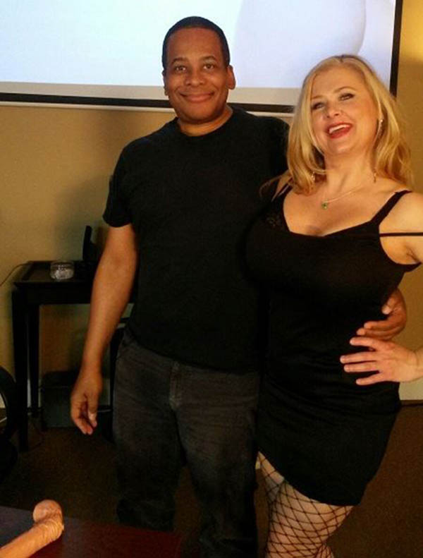 Daryl Wilcher and Felissa Rose posing together