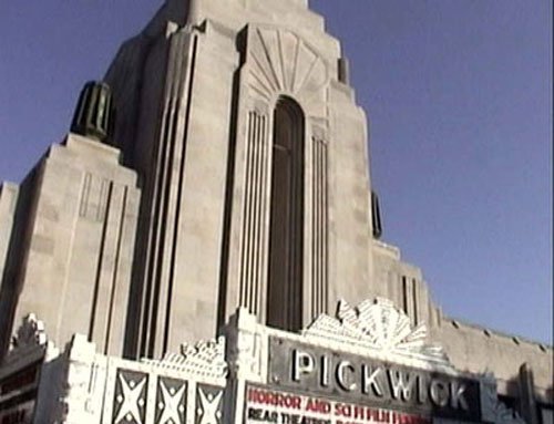 The big and beautiful PICKWICK THEATER...