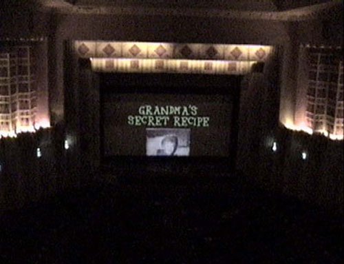 GRANDMA'S SECRET RECIPE haunts the theater.