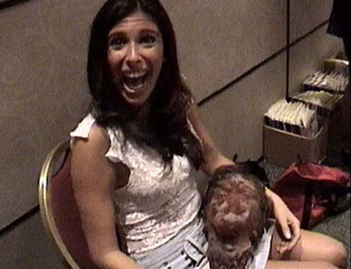 Paul's head back in ANGELA'S lap 20 years later!!! Can you blame him? LOL.