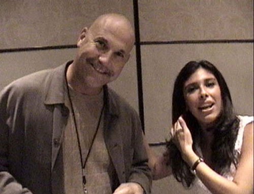 Felissa with ARI BAVEL (star of the upcoming ZOMBIEGEDDON)