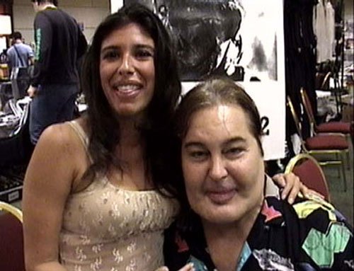 ANGELA with the MANIAC COP (Robert Z'Dar)