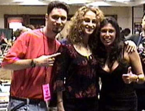 Felissa and Jeff with ELLEN SANDWEISS from THE EVIL DEAD (the tree victim). Felissa and Ellen will be starring together in Dante Tomaselli's SATAN'S PLAYGROUND this FALL!!