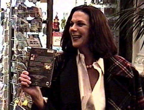 First to arrive was everybody's favorite aunt! It was DESIREE GOULD, Aunt Martha herself!
