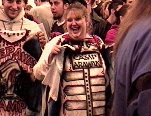 Check out these KILLER T-shirts that these great fans had made up to bring to the show!