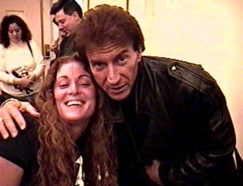 Paul "RONNIE" DeAngelo poses for a snap with my sister, Susan.
