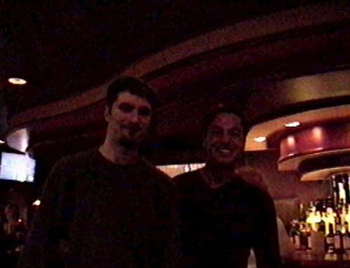 Jeff and Loris talk about killer bees in the bar.