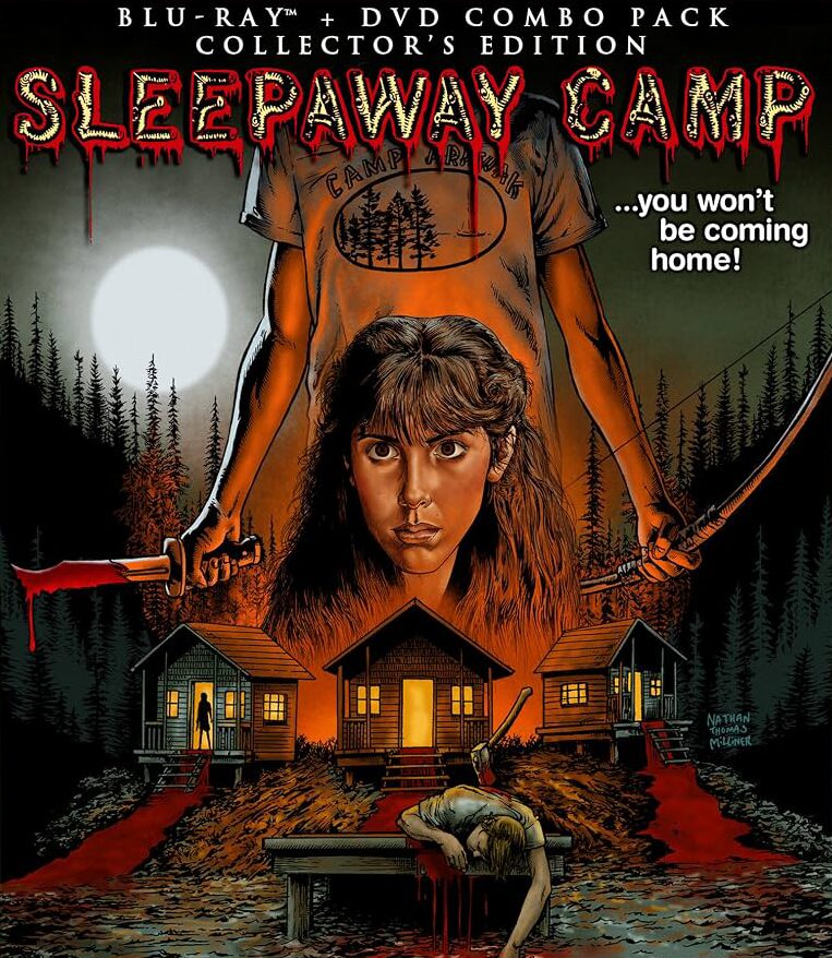 Sleepaway Camp Collector’s Edition Blu-ray and DVD combo-pack cover.