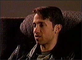 Dave Campfield in character in Under Surveillance