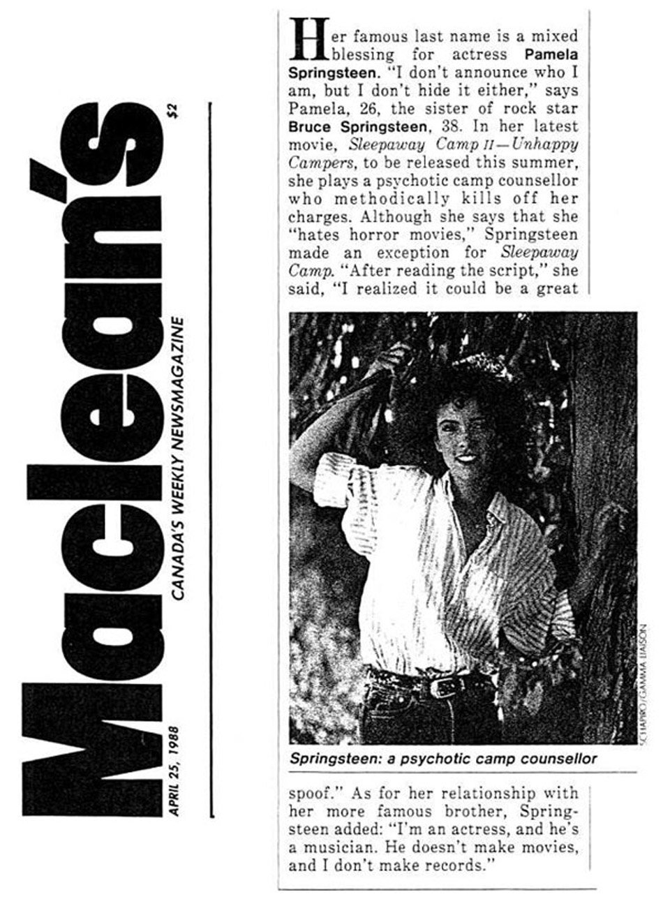 Sleepaway Camp II article