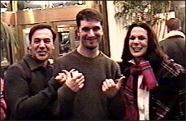 Loris "Billy" Sallhian, Jeff Hayes, and Desiree Gould at the SLEEPAWAY REUNION.