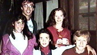 Desiree on the set of SLEEPAWAY with a few other familiar SLEEPAWAY faces!
