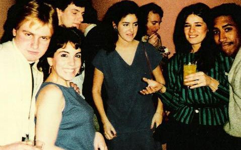 Here's a photo Frank took at the "SLEEPAWAY CAMP" Wrap Party back in 1982!