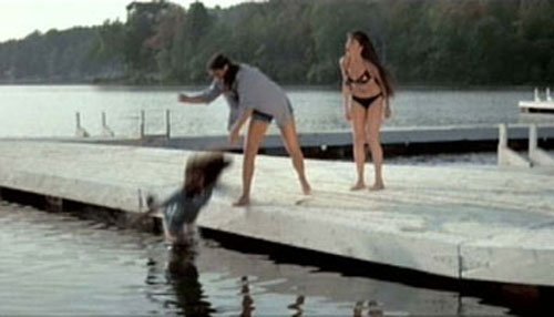 Felissa goes for a little swim.