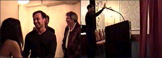 LORIS reunites with FELISSA ROSE backstage at the SLEEPAWAY REUNION and He waves to the crowd as he is introduced!!!