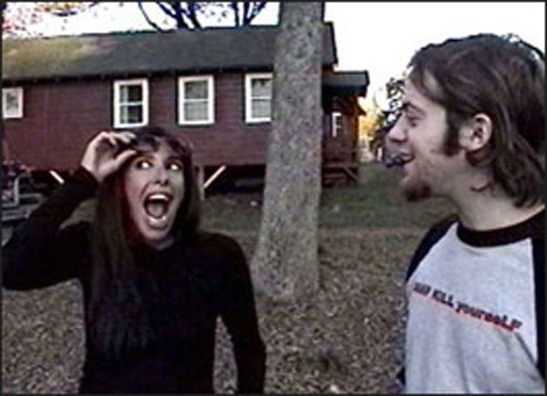 Felissa transforms into our favorite 'femme fatale' while CKY's Deron Miller watches on in amazement!