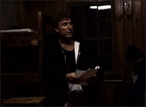 Paul DeAngelo consults his "Ronnie" manual.