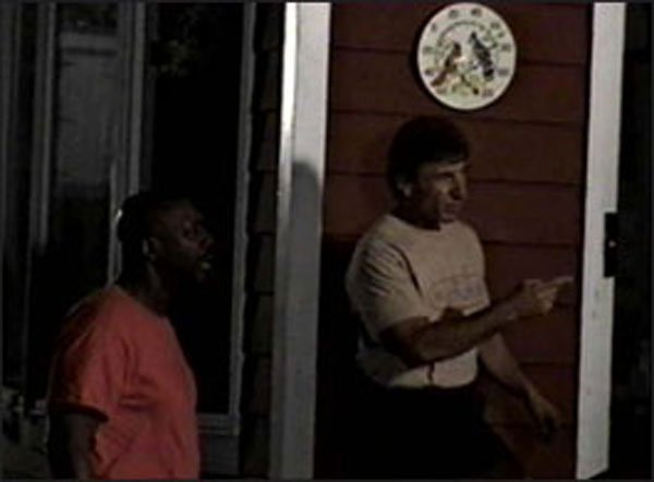Ronnie rehearses a scene with CHEF himself: Isaac Hayes