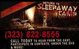 Return to Sleepaway Camp production news - November 3, 2008