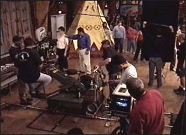 Rec hall ruckus ensues on the set of RETURN TO SLEEPAWAY CAMP...