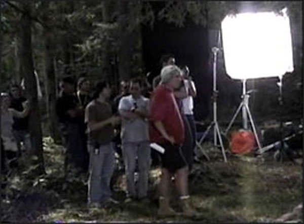 Setting up shop in the woods
