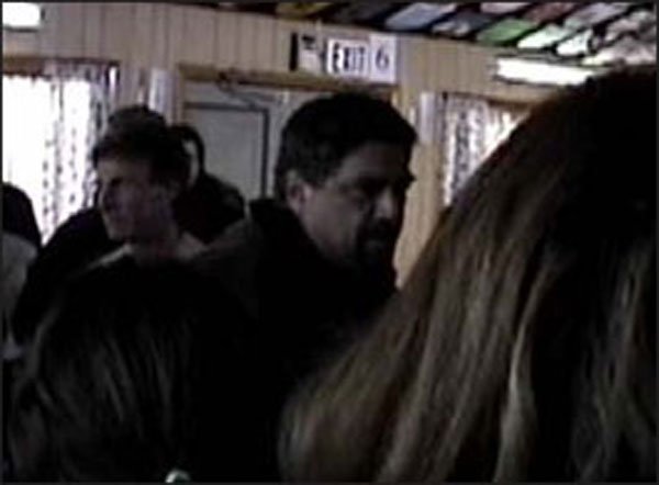 That's a WRAP! Vinny makes his way through the crowd after wrapping