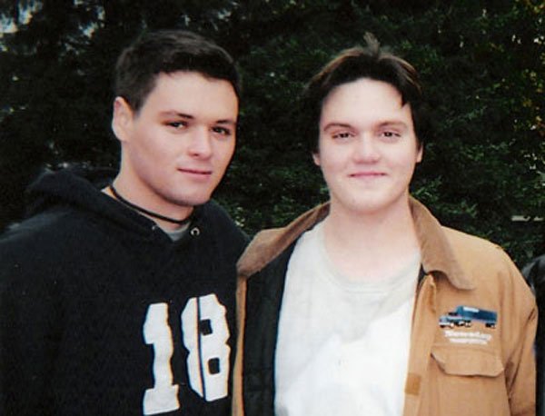 The step-brothers: Michael (Michael Werner) and Alan (Michael Gibney)