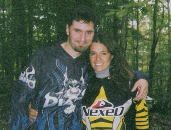 Jeff and Michele Tatosian Hiltzik suited up for the paintball scene