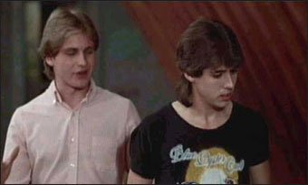 Tom consoles his good buddy John. "It's okay to have a shrunken penis!"