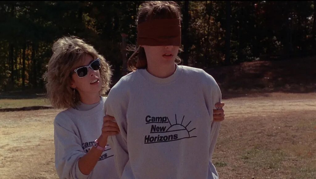 Kim Wall as Cindy in the Sleepaway Camp III flagpole scene